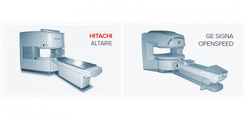 Type of MRI scanner: open MRI scanner